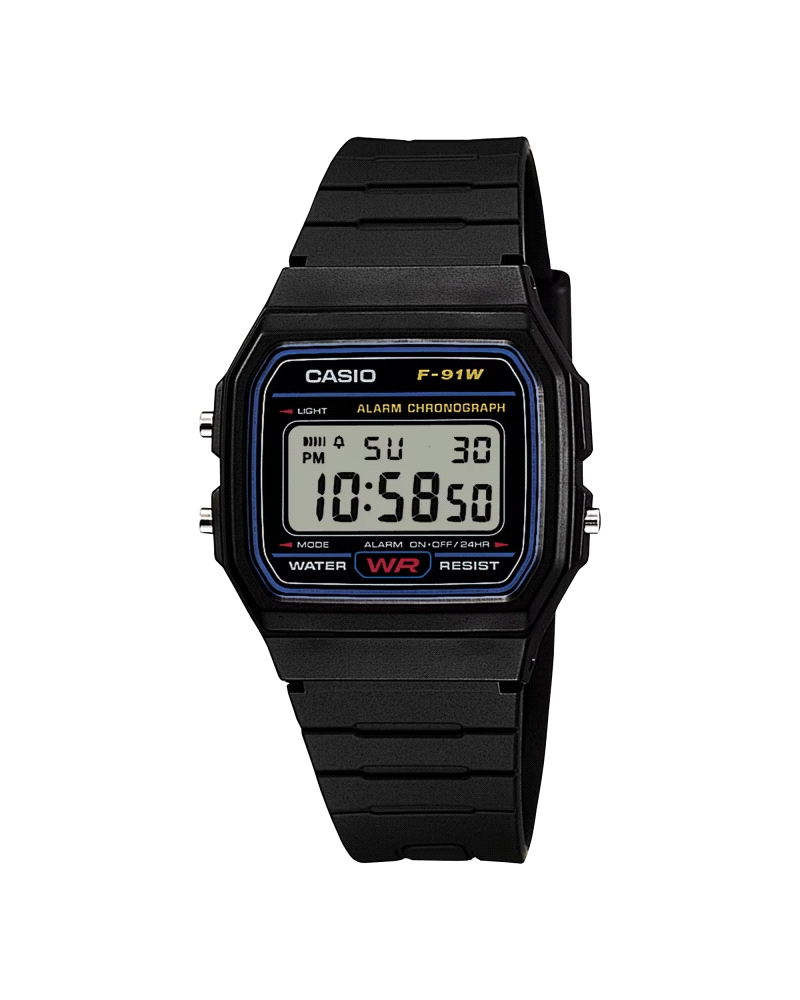 RELOJ CASIO F-91W-1YEG                                                                              